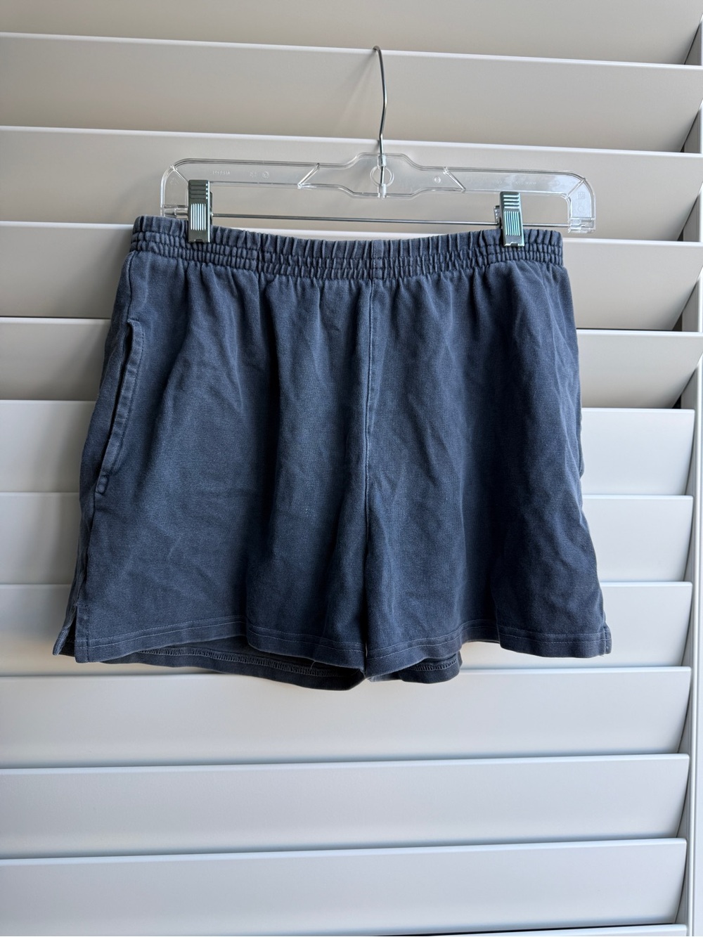 Brandy Melville Navy Casual Elastic-Waist Shorts
